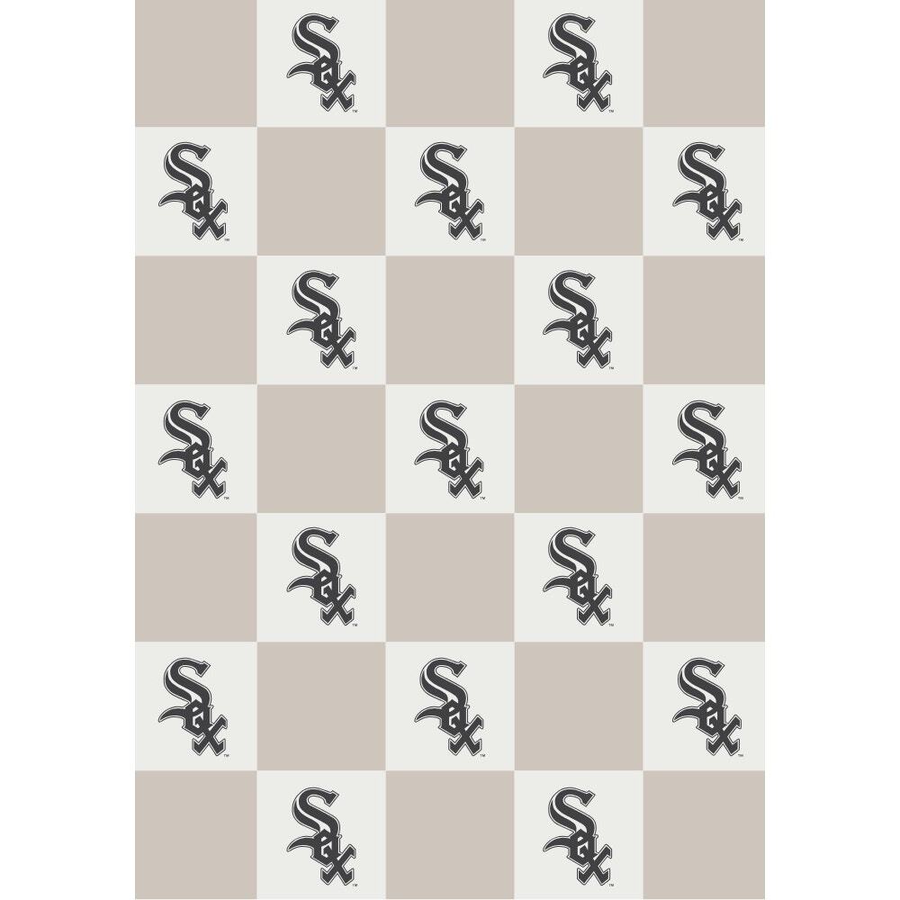 NEW‎ Chicago White Sox Buttery Blanket Neutral Check Cozy Luxe Throw 50x70 MLB